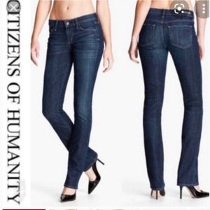 Citizens of Humanity Ava Low Waist Straight Leg 27